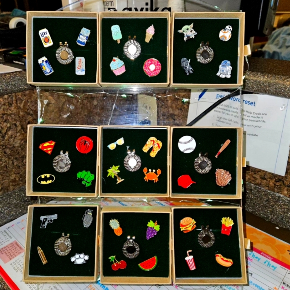 Golf ball markers